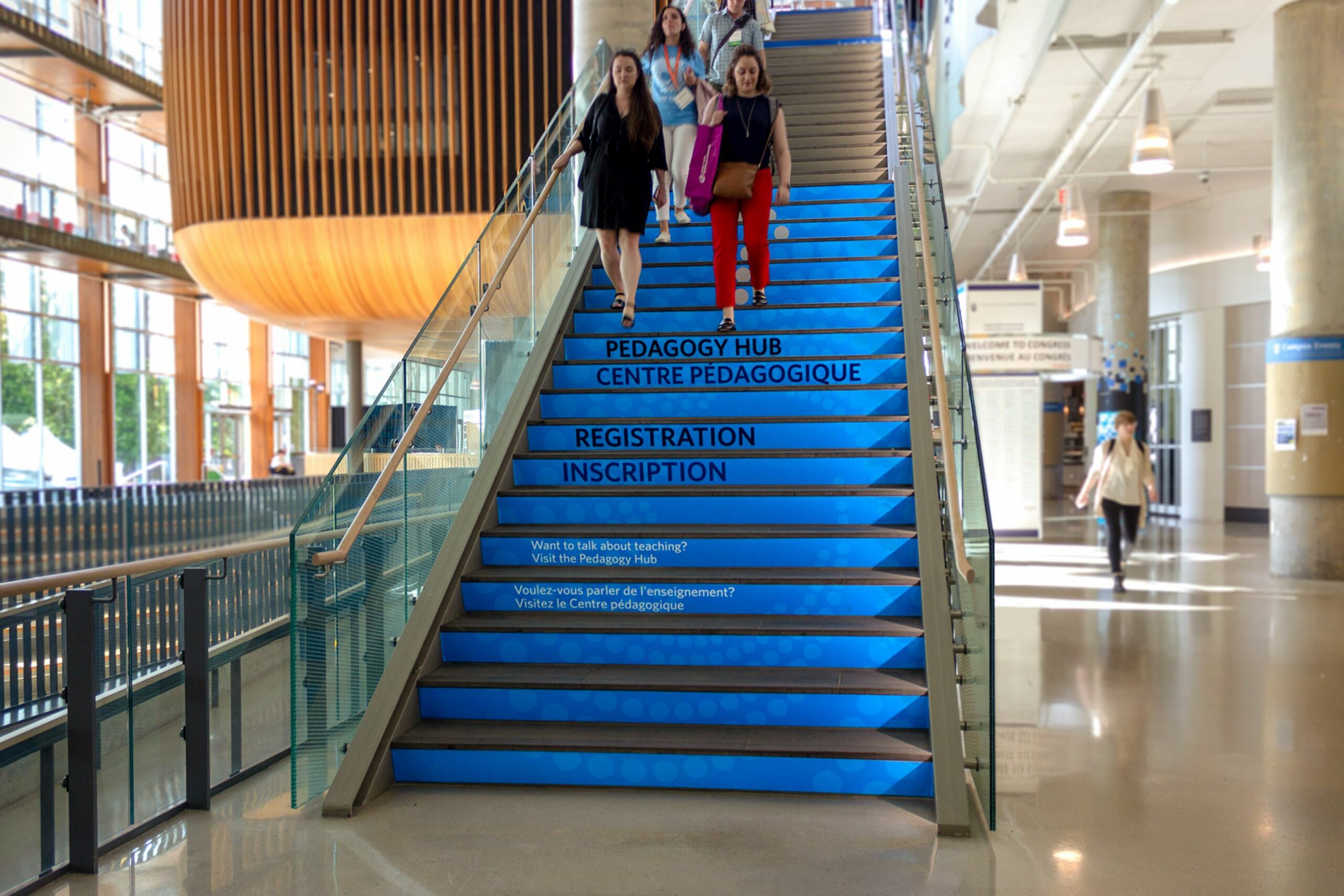 UBC Congress 2019 Branded Stairs