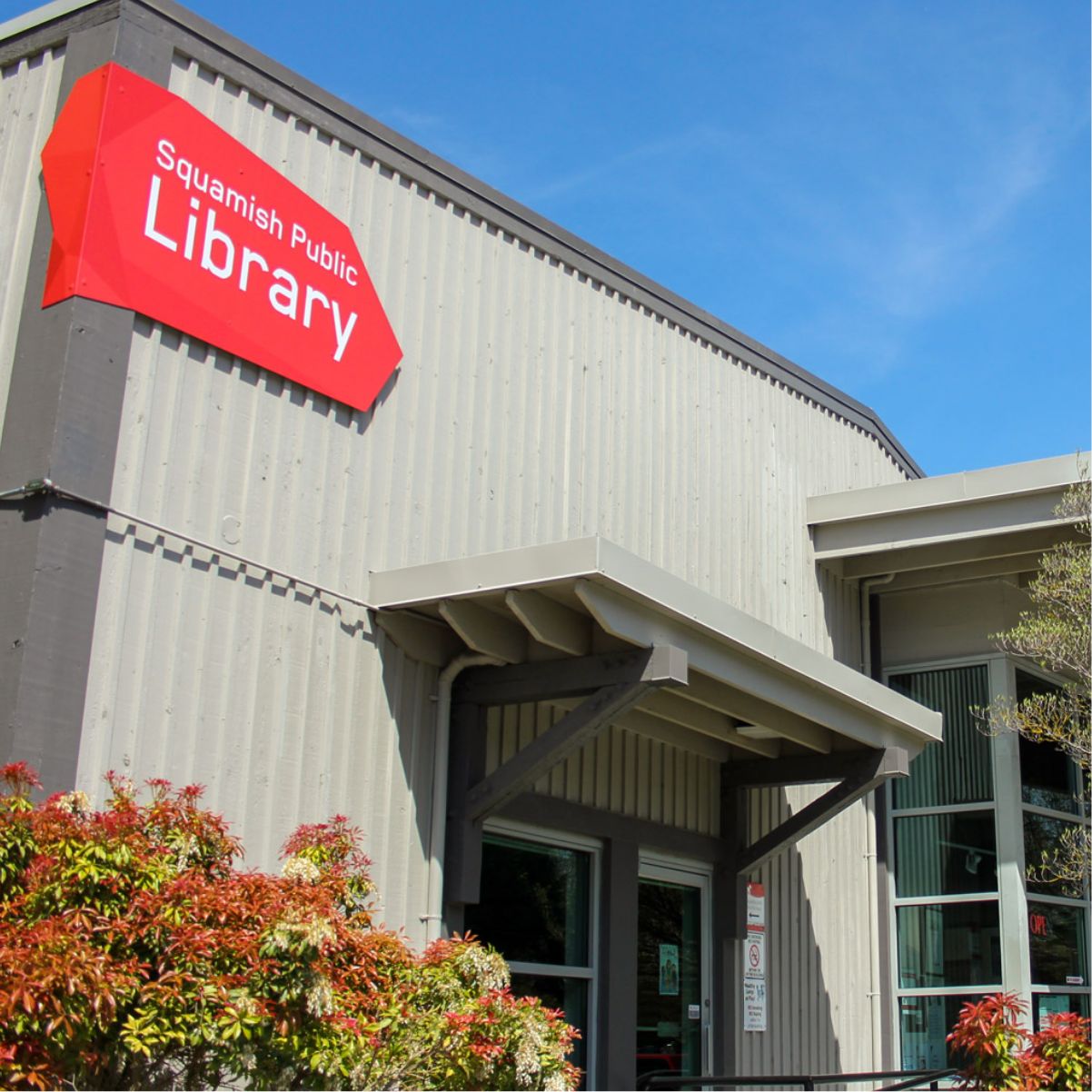 Squamish Way Finding Facility Signage: Squamish Public Library