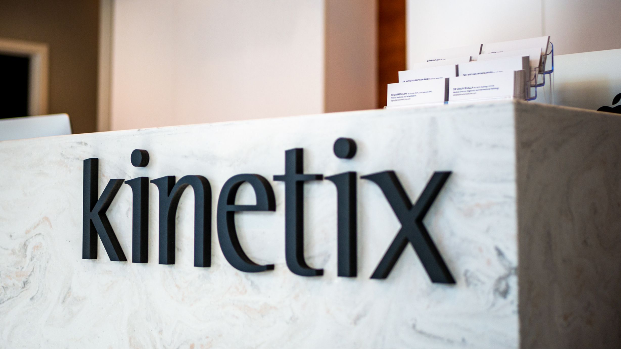 Kinetix: Integrated Orthopaedic Medicine Front Desk